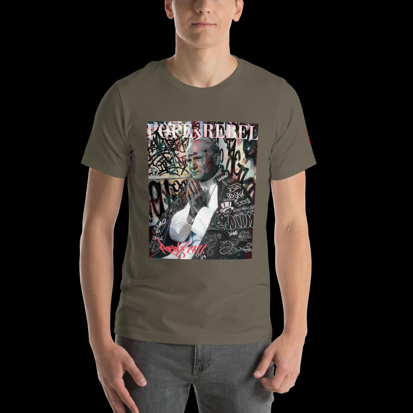 PopeXRebel Unisex Graphic Tee