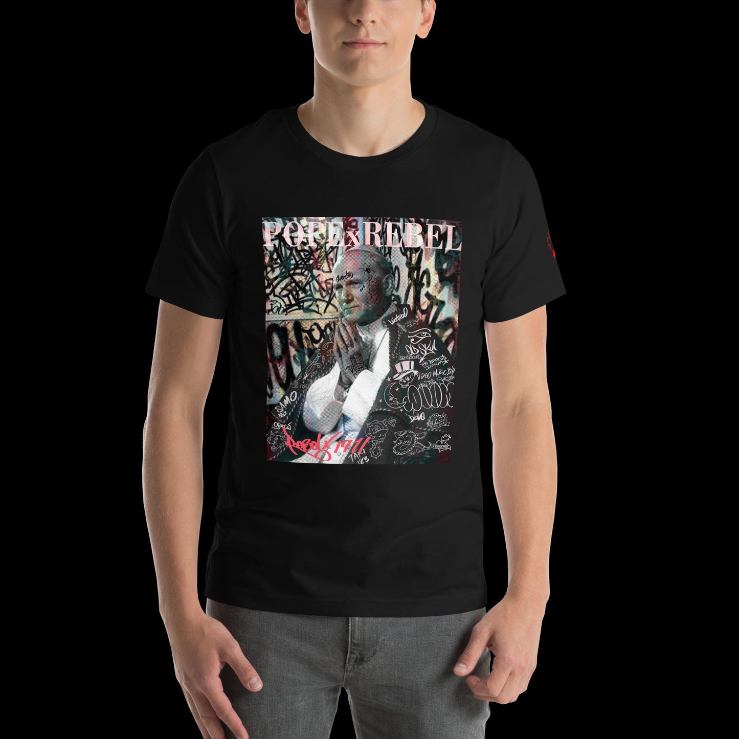 PopeXRebel Unisex Graphic Tee