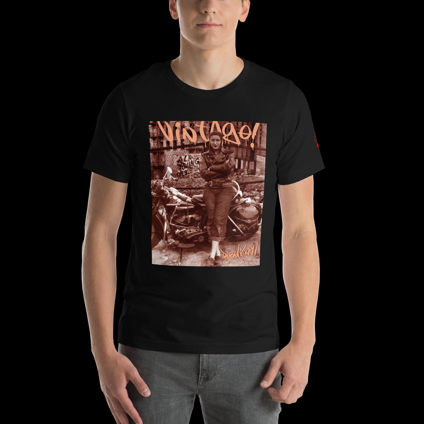 Vintage RebelX Unisex Graphic Tee