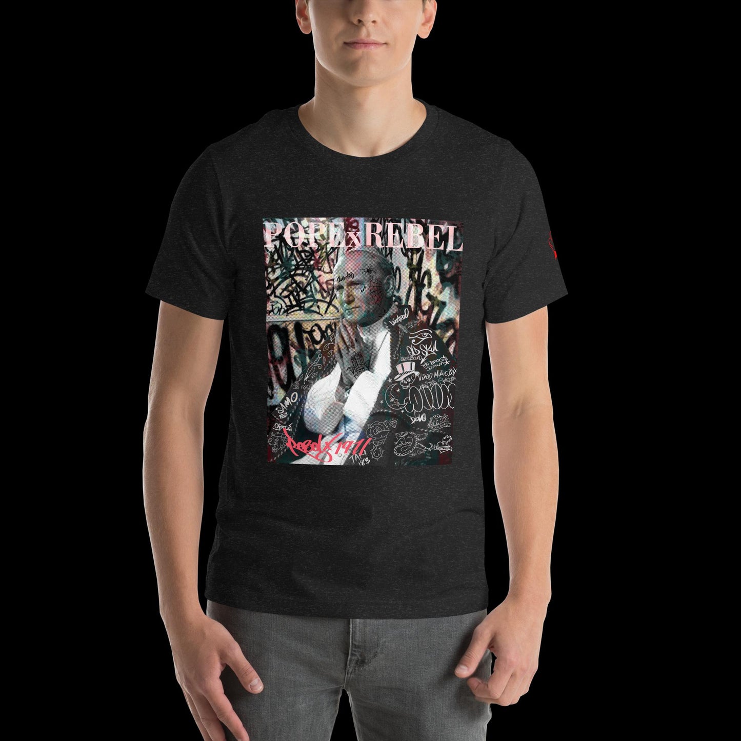 PopeXRebel Unisex Graphic Tee