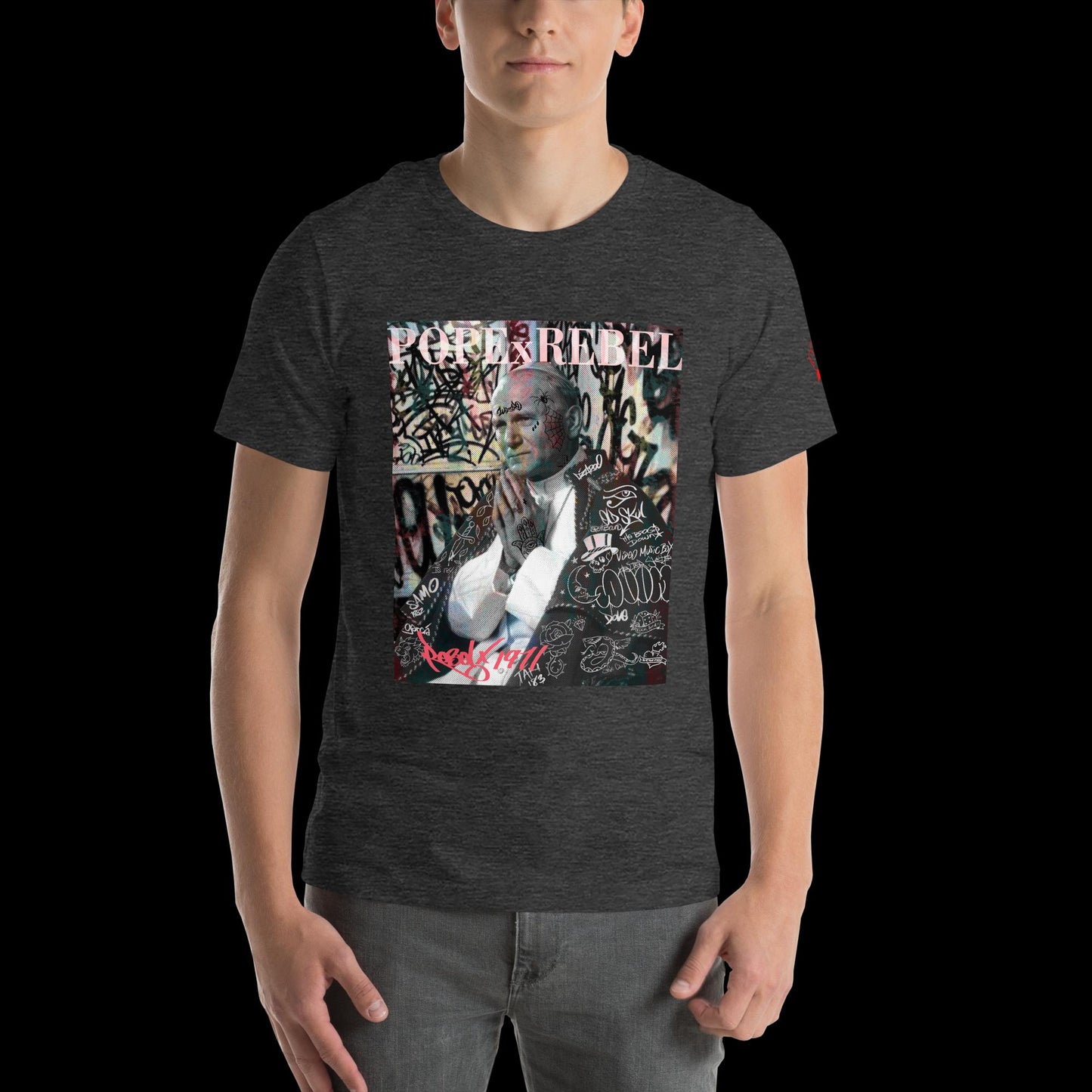PopeXRebel Unisex Graphic Tee