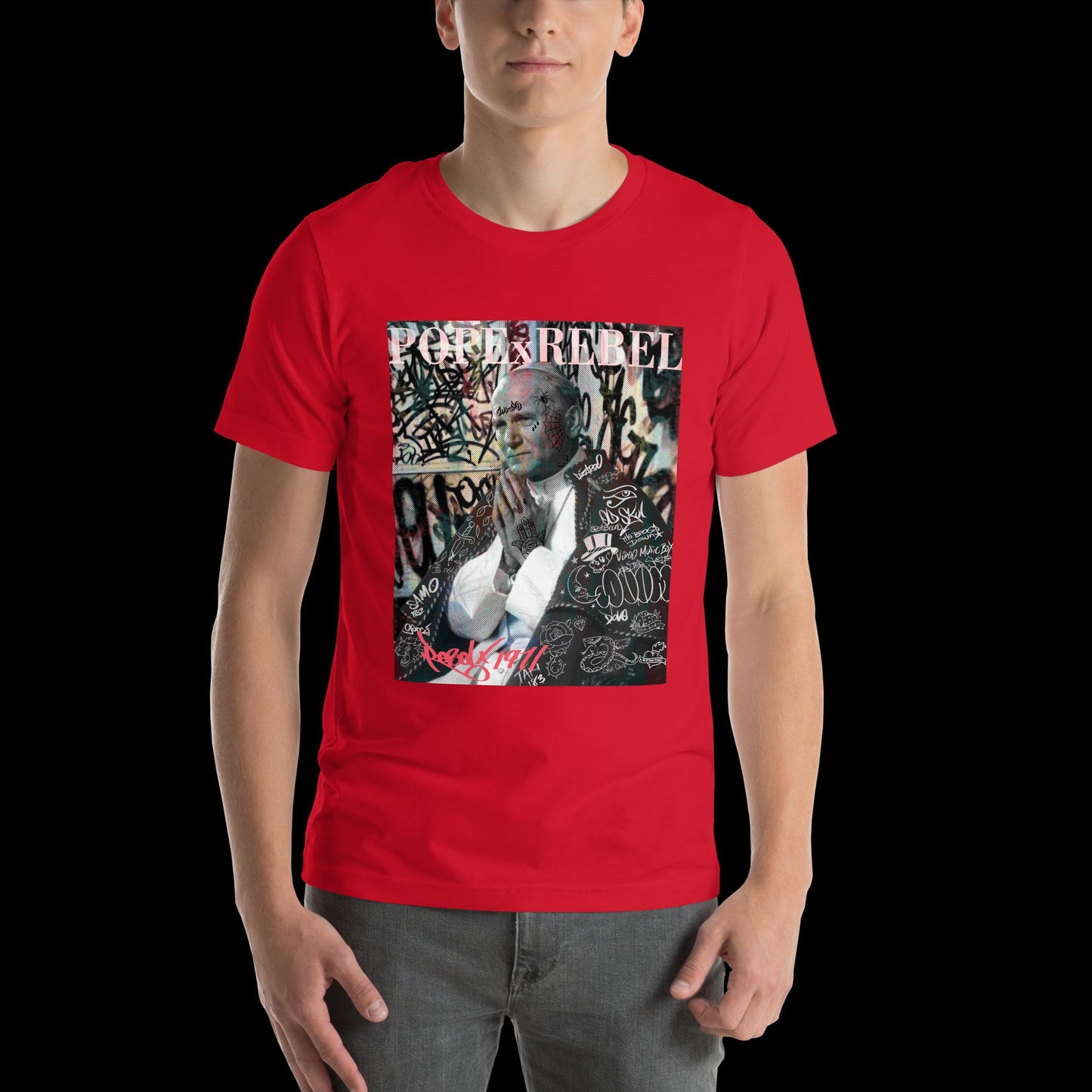PopeXRebel Unisex Graphic Tee