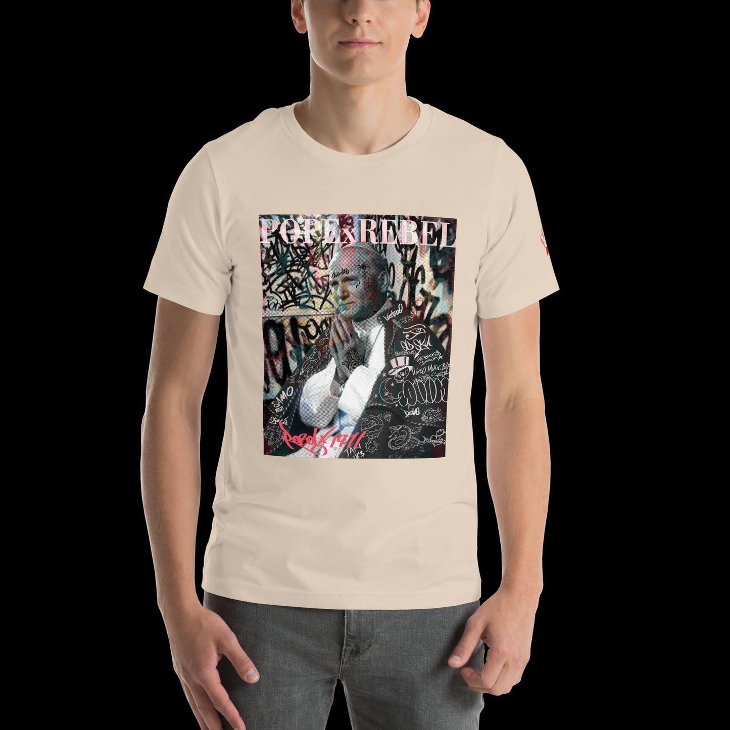 PopeXRebel Unisex Graphic Tee