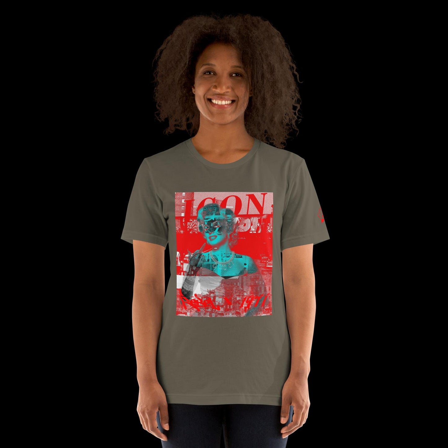 Marilyn RebelX RED Unisex Graphic Tee