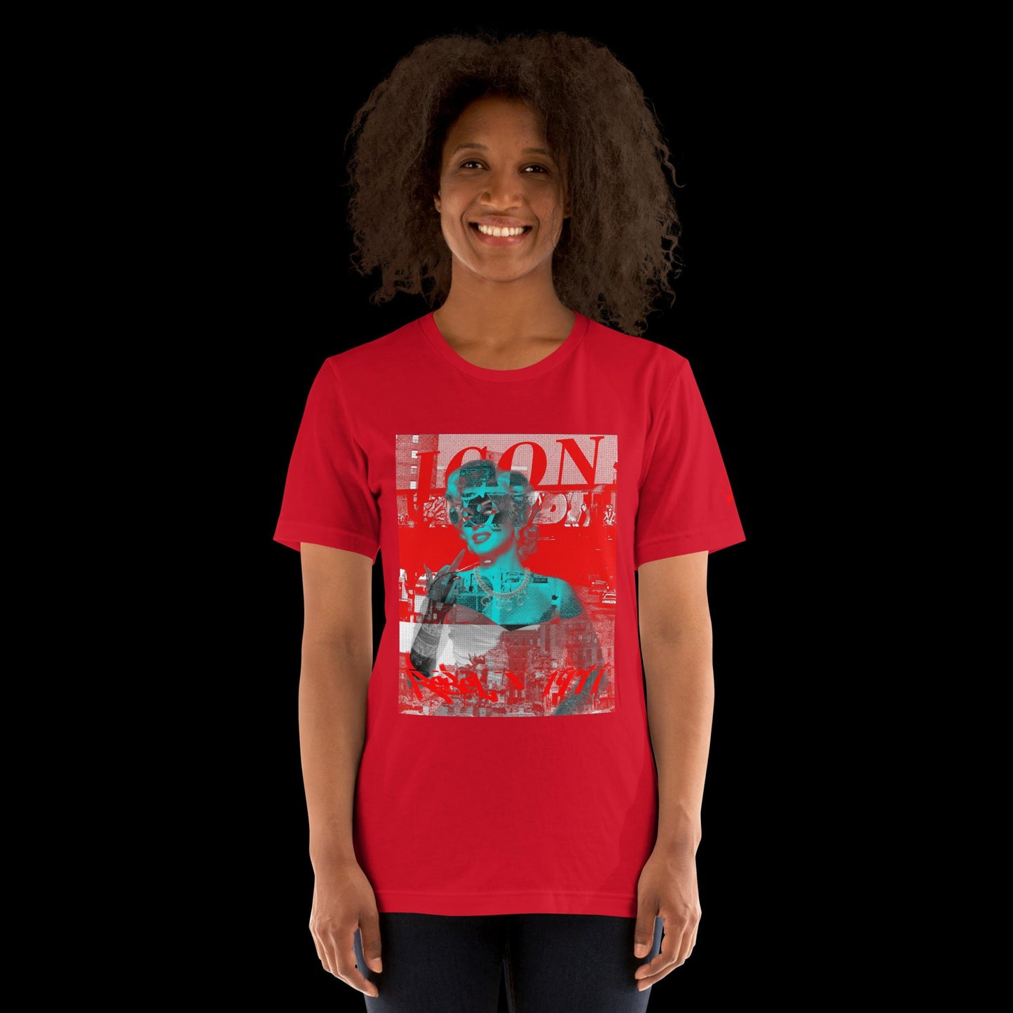 Marilyn RebelX RED Unisex Graphic Tee